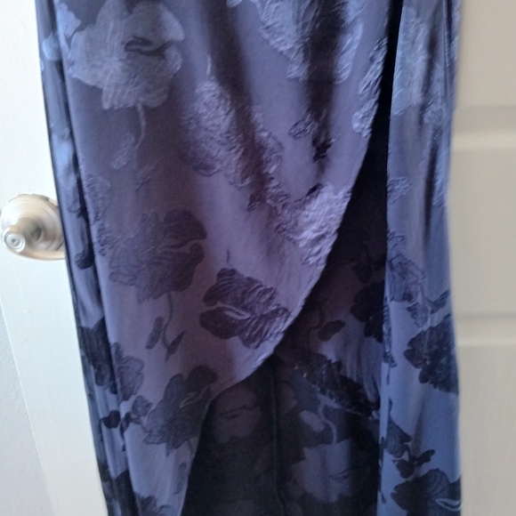 Blue Navy Wrap Dress - Picture 4 of 7